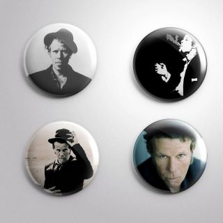 4 Tom Waits - Pinbacks Badge Button 25mm 1