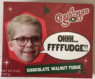 A Christmas Story Chocolate Walnut Fudge Ralphie Ohhh.  Ffffudge