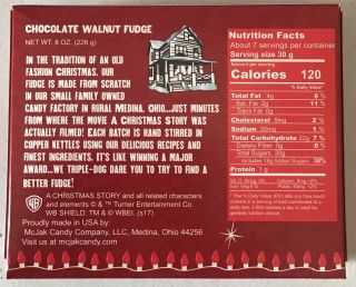 A Christmas Story Chocolate Walnut Fudge Ralphie OHHH.  FFFFUDGE 2