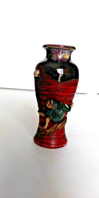 Japanese Pottery - Sumida Gawa Vase