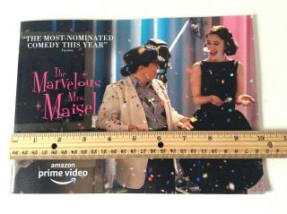 The Marvelous Mrs.  Maisel Emmy Promo Book Amazon Prime Video 24 pg color photos 2