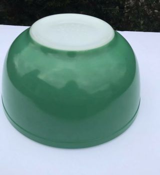 Vtg Pyrex Green Of Primary Colors Kitchen Nesting Mixing Bowl 403 Great Cond