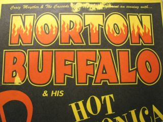 1998 SIGNED NORTON BUFFALO PORTLAND,  OR CONCERT POSTER – STEVE MILLER 3
