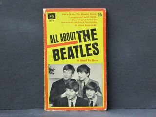 1964 All About The Beatles Sc Book By De Blasio - Mcfadden Books,  B&w Photos