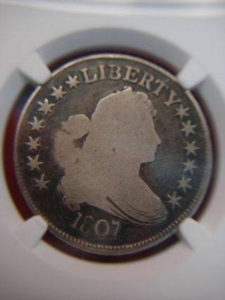 1807 United States Bust Half Dollar - Ngc G4 - Silver Rarity