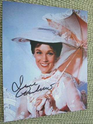 Julie Andrews Mary Poppins With Umbrella 8x10 Photo No