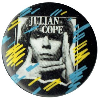 Vintage Julian Cope 1 Inch Button Pin Badge