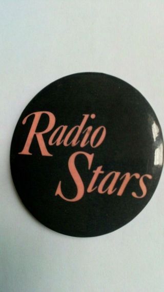 Radio Stars Vintage Punk Badge Late 70 