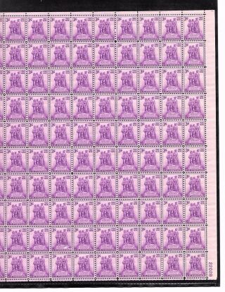 Sheet Scott 837,  3c Stamp Northwest Territory Sheet Of 50 Mnh Og Bcv $35