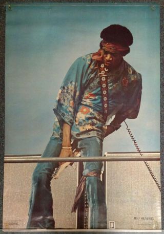 Jimi Hendrix 1976 Poster On Stage One Stop Posters