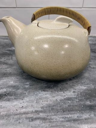 Heath Ceramics Teapot Green Tan Speckled Transition Glaze Mid Century Modern