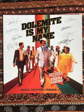 Signed Dolemite Is My Name Special Theatrical Program 2019