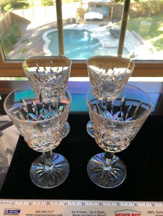 Waterford Lismore 5 3/4 Wine Goblets 4 Ea 1money