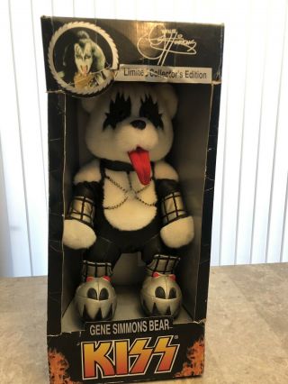 Kiss Gene Simmons Bear - Limited Collector 