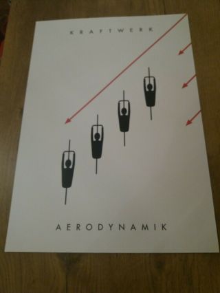 Kraftwerk Aerodynamic Poster 2004 Tour De France Soundtracks Kling Klang Emi