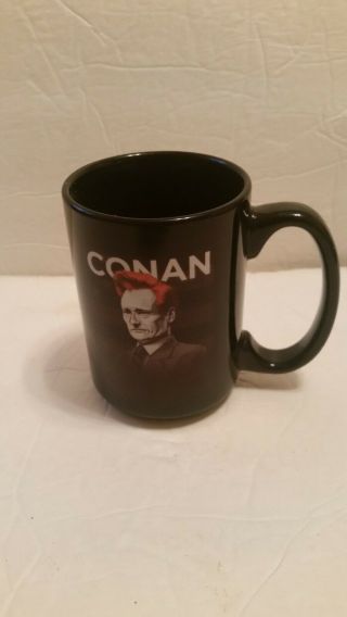 Conan O’brien Late Night Show Ceramic Coffee Tea Mug Black Team Coco Tbs