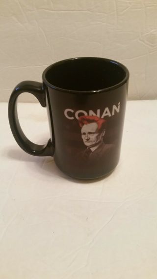 Conan O’Brien Late Night Show Ceramic Coffee Tea Mug Black Team CoCo TBS 2