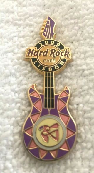 Hard Rock Cafe Lisbon 2009 European China Guitar Series Pin - Le 200 - 52033