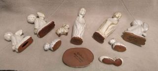 Nativity Set Gotek Colonia Tovar Venezuela Pottery Holy Family Christmas 2