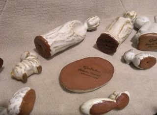 Nativity Set Gotek Colonia Tovar Venezuela Pottery Holy Family Christmas 3