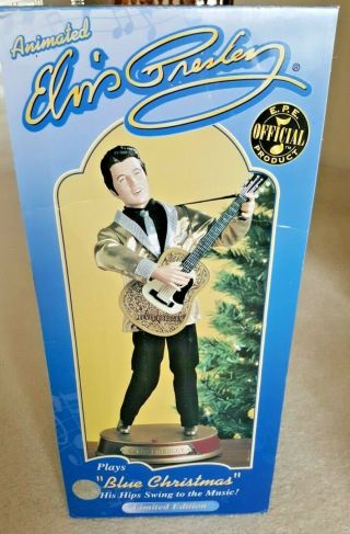 Animated Elvis Presley Blue Christmas,  Retail $75