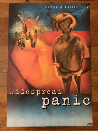 Widespread Panic Bombs & Butterflies Promo Poster 1997