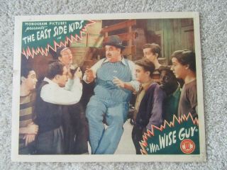 Mr Wise Guy 1942 Lc 11x14 East Side Kids Vg
