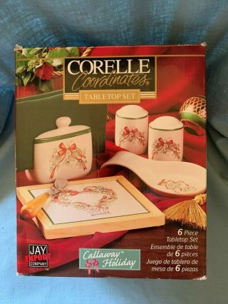 Corelle Coordinates Callaway Holiday 6 Piece Tabletop Set (other)