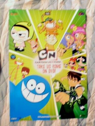 2007 Cartoon Network Channel 2 Sided Promo Poster