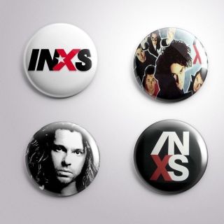4 Inxs - Pinbacks Badge Button 25mm 1