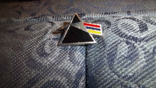 Pink Floyd Moon Vintage Enamel Metal Pin