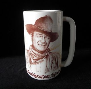 Vintage John Wayne Coffee Mug Here 