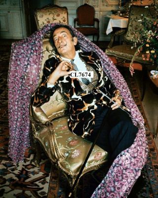 Salvador Dali At The Meurice Hotel In Paris,  France Photo