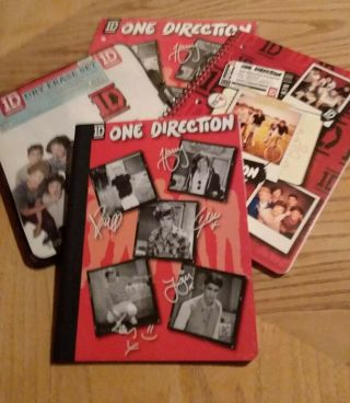Rare One Direction,  Collectible Nwt Back To School 5 Piece Kit