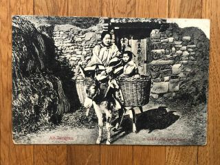 China Old Postcard Chinese Trip Woman Girl Tsingtau To Germany 1910