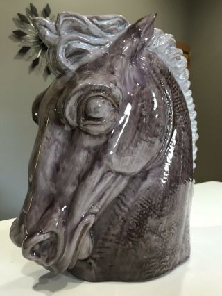 Stangl Terra Rose Horse Head Vase 2