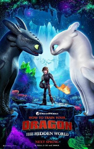 How To Train Your Dragon 3 Hidden World - Ds Movie Poster 27x40