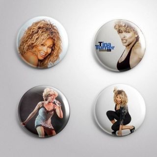 4 Tina Turner Simply The Best - Pinbacks Badges Buttons 1 " 25mm