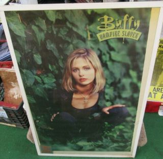 Buffy The Vampire Poster 1998 Vintage Collectible Sarah Michelle Gellar