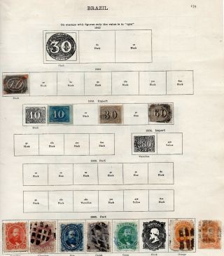 Brazil A Selection Of High Value Stamps And 1843 - 1930 