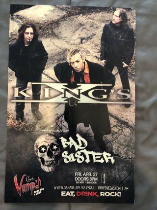 King’s X Poster Dug Pinnick Count’s Vamp’d