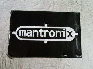 Mantronix 1988 Capitol Records Promotional Poster,  24x36