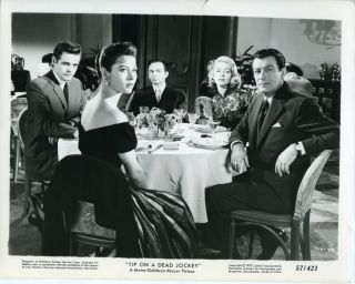 Robert Taylor,  Jack Lord,  Gia Scala & Dorothy Malone 8x10 Vintage B&w Photo