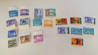 Malaya Singapore Selection Of Mnh & Mh Stamps To $10