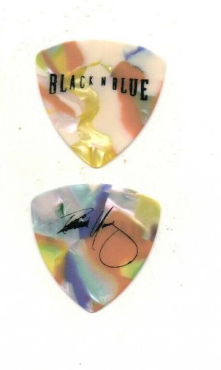 Black N Blue - Guitar Pick Picks Plectrum Very Rare 3