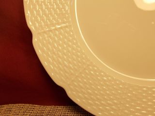 Raynaud Fine China Vieil Osier Blanc (White) Pattern Dinner Plate 10 3/4 