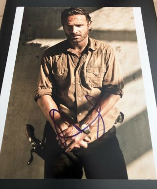 Andrew Lincoln Signed Autograph 8x10 Photo Amc’s The Walking Dead Rick Grimes