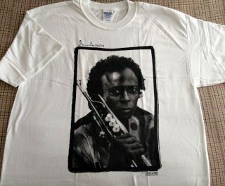 Vintage Jazz T - Shirt - Miles Davis - Jeff Sedlik Gear Inc 1992 Atlanta Xl Orig