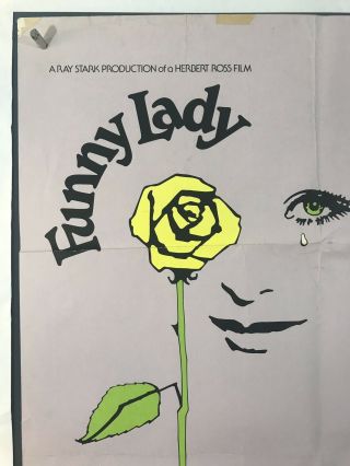 FUNNY LADY Movie Poster (Good) One Sheet 1975 Barbra Streisand James Caan 4005 2