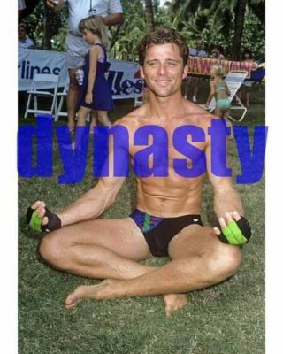 Dynasty 7683,  Maxwell Caulfield,  Barechested,  Shirtless,  Candid Photo,  The Colbys